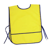 Maxbell Toddlers Weaning Feeding Apron Comfortable Art Apron for Baby Boys Girls Kids Yellow