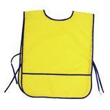 Maxbell Toddlers Weaning Feeding Apron Comfortable Art Apron for Baby Boys Girls Kids Yellow