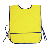 Maxbell Toddlers Weaning Feeding Apron Comfortable Art Apron for Baby Boys Girls Kids Yellow