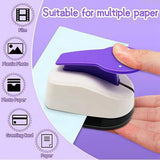Maxbell Circle Paper Punches Journals Kids Tool Crafting Handmade Film Paper Puncher