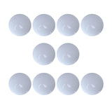 Maxbell 10x Blank Brooch Tray Badge DIY PP Button Maker for Clothes Exhibition Shoes 5cm Round
