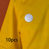 Maxbell 10x Blank Brooch Tray Badge DIY PP Button Maker for Clothes Exhibition Shoes 5cm Round