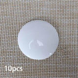 Maxbell 10x Blank Brooch Tray Badge DIY PP Button Maker for Clothes Exhibition Shoes 5cm Round