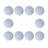 Maxbell 10x Blank Brooch Tray Badge DIY PP Button Maker for Clothes Exhibition Shoes 6cm Round