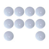 Maxbell 10x Blank Brooch Tray Badge DIY PP Button Maker for Clothes Exhibition Shoes 6cm Round