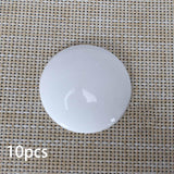 Maxbell 10x Blank Brooch Tray Badge DIY PP Button Maker for Clothes Exhibition Shoes 6cm Round