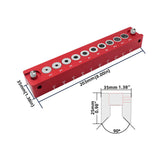 Maxbell Round Tube Drill Guide Practical Convenient Wood Post Drilling Holes
