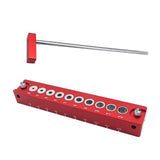 Maxbell Round Tube Drill Guide Practical Convenient Wood Post Drilling Holes