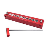 Maxbell Round Tube Drill Guide Practical Convenient Wood Post Drilling Holes