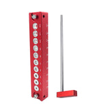 Maxbell Round Tube Drill Guide Practical Convenient Wood Post Drilling Holes