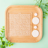 Maxbell Clay Embossing Mold Earrings Making Decorative Template Scrapbooking Stencil