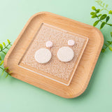 Maxbell Clay Embossing Mold Earrings Making Decorative Template Scrapbooking Stencil