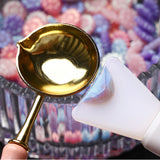 Maxbell Sealing Spoon Cleaning Tools Practical Melting Spoon Cleaner for Spade Shape