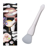 Maxbell Spoon Reusable Lightweight DIY Arts Supplies Silicone Spade for Sector Shape