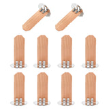 Maxbell 10Pcs Candle Cores Tools Set with Stand for Soy Wax Coconut Wax Wax