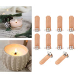 Maxbell 10Pcs Candle Cores Tools Set with Stand for Soy Wax Coconut Wax Wax