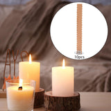 Maxbell 10 Pieces Wooden Candle Wicks Device Replace Smokeless for Candle DIY Making