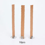 Maxbell 10 Pieces Wooden Candle Wicks Device Replace Smokeless for Candle DIY Making