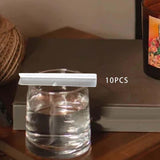 Maxbell 10Pcs Candle Wick Holders DIY Candle Wick Centering Device for Candle Making