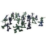 5cm Plastic Army Men Action Figures Soldiers & Police Toy - 24 Pieces - Aladdin Shoppers