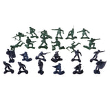 5cm Plastic Army Men Action Figures Soldiers & Police Toy - 24 Pieces - Aladdin Shoppers