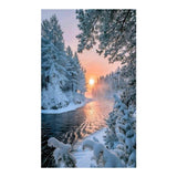 5D Diamond Painting Embroidery Sunset Snow Landscape Cross Stitch Kit Decor - Aladdin Shoppers