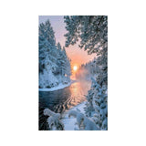 5D Diamond Painting Embroidery Sunset Snow Landscape Cross Stitch Kit Decor - Aladdin Shoppers