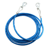 5M 7 Tons Car Tow Cable Towing Strap Rope With Hooks Emergency Heavy Duty - Aladdin Shoppers