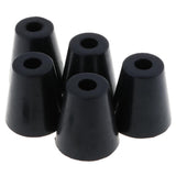5pcs Round Black Bumpers Pads Rubber Feet, 45x49mm - Aladdin Shoppers