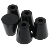 5pcs Round Black Bumpers Pads Rubber Feet, 45x49mm - Aladdin Shoppers