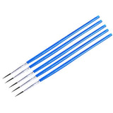 5pcs/set Fine Hand Painted Model Craft Painting Pen Script Art Paintbrushes - Aladdin Shoppers