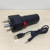 5V Barbecue Rotator Small Motor With USB Wire Grill Oven Motor Black - Aladdin Shoppers