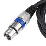 6.35mm TS Male Plug to XLR Female Microphone Stereo Unbalanced Audio Converter Adapter Cables Cord 150cm - Aladdin Shoppers