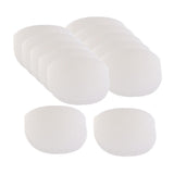 6 Pairs Sew In Sponge Shoulder Pads Sewing Crafts Clothing Accessories White - Aladdin Shoppers