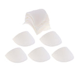 6 Pairs Sew In Sponge Shoulder Pads Sewing Crafts Clothing Accessories White - Aladdin Shoppers