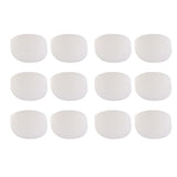 6 Pairs Sew In Sponge Shoulder Pads Sewing Crafts Clothing Accessories White - Aladdin Shoppers