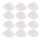 6 Pairs Sew In Sponge Shoulder Pads Sewing Crafts Clothing Accessories White - Aladdin Shoppers