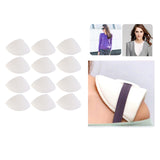 6 Pairs Sew In Sponge Shoulder Pads Sewing Crafts Clothing Accessories White - Aladdin Shoppers
