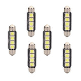 6 Pieces Car Vehicles Interior 41mm Festoon Dome Map Cargo Trunk Lights Blub - Aladdin Shoppers