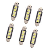 6 Pieces Car Vehicles Interior 41mm Festoon Dome Map Cargo Trunk Lights Blub - Aladdin Shoppers
