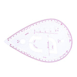 6 Pieces Multi-Style Design Drawings Straight and Curve Ruler Set for Clothes Design Accessories - Aladdin Shoppers