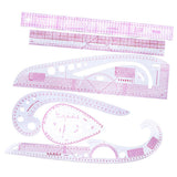 6 Pieces Multi-Style Design Drawings Straight and Curve Ruler Set for Clothes Design Accessories - Aladdin Shoppers