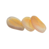 6 Pieces Natural Red Agate Oval Crystal Slice Stone Quartz Pendant Gemstone Charms for Jewelry Making Necklace Gift Home Decor, 1.5mm Drilled Hole - Aladdin Shoppers