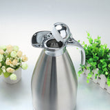 Maxbell Double Wall Design Non-Toxic Stainless Steel 1.5L Capacity Double Vacuum Insulation Thermal Coffee Carafe Home Water Pot Silver