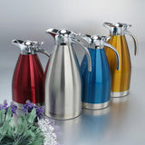Maxbell Double Wall Design Non-Toxic Stainless Steel 1.5L Capacity Double Vacuum Insulation Thermal Coffee Carafe Home Water Pot Silver