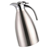 Maxbell Double Wall Design Non-Toxic Stainless Steel 1.5L Capacity Double Vacuum Insulation Thermal Coffee Carafe Home Water Pot Silver