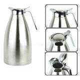 Maxbell Double Wall Design Non-Toxic Stainless Steel 1.5L Capacity Double Vacuum Insulation Thermal Coffee Carafe Home Water Pot Silver