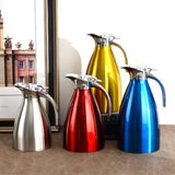 Maxbell Double Wall Design Non-Toxic Stainless Steel 1.5L Capacity Double Vacuum Insulation Thermal Coffee Carafe Home Water Pot Silver