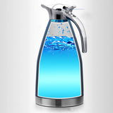 Maxbell Double Wall Design Non-Toxic Stainless Steel 1.5L Capacity Double Vacuum Insulation Thermal Coffee Carafe Home Water Pot Yellow