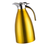 Maxbell Double Wall Design Non-Toxic Stainless Steel 1.5L Capacity Double Vacuum Insulation Thermal Coffee Carafe Home Water Pot Yellow